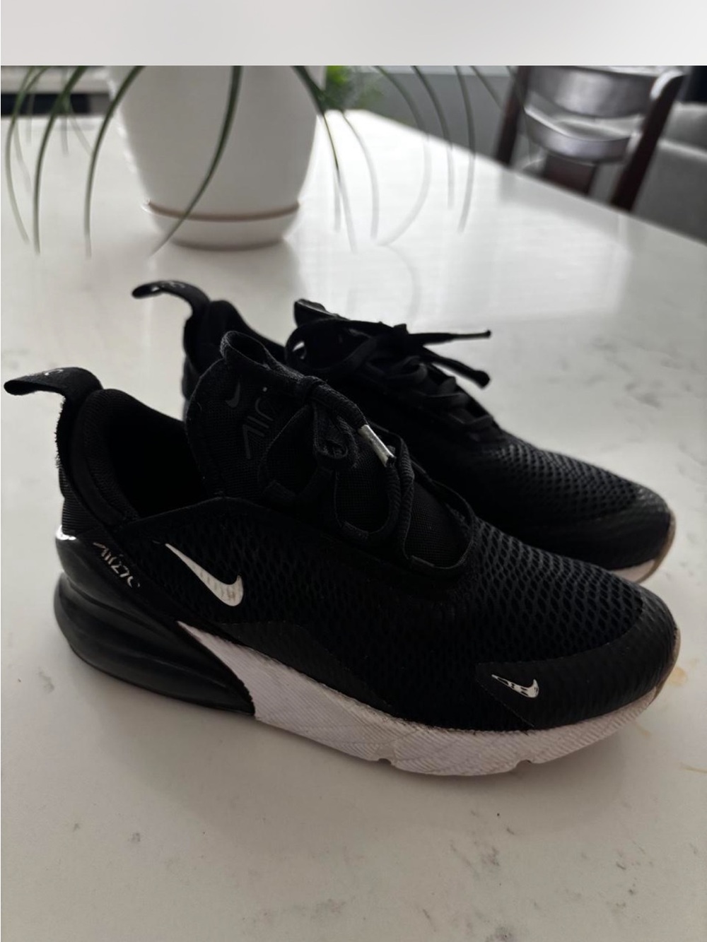 Nike Kids Black and White Lightweight Sneaker